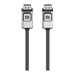 Belkin - Belkin 6 ft DisplayPort Cable with Latches