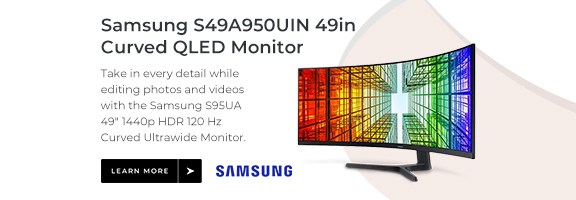 Samsung S49A950UIN 49in Curved QLED Monitor