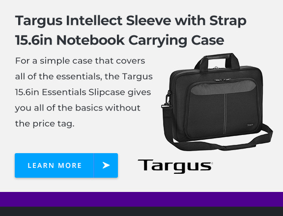 Targus Intellect Sleeve with Strap 15.6in Notebook Carrying Case