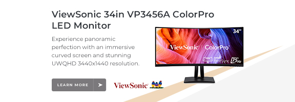 ViewSonic 34in VP3456A ColorPro LED Monitor