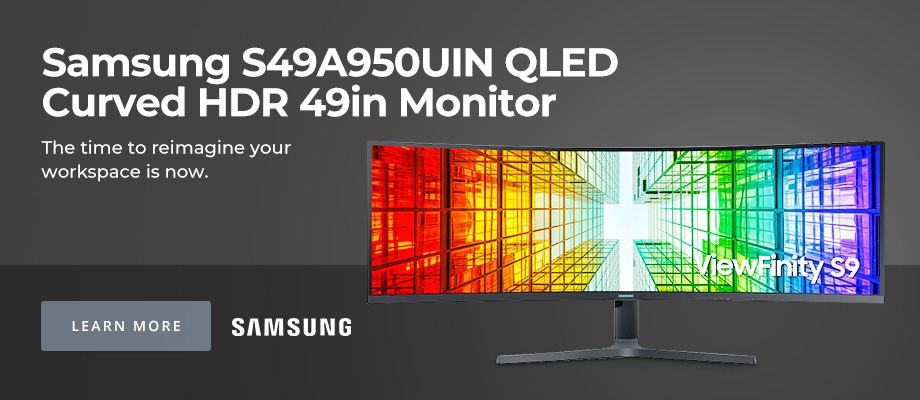 Samsung S49A950UIN QLED Curved HDR 49in Monitor
