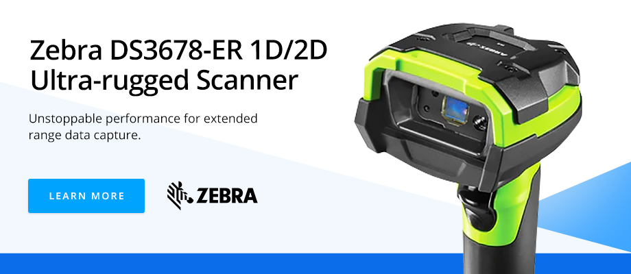 Zebra DS3678-ER 1D/2D Ultra-rugged Scanner