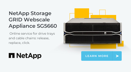 NetApp Storage GRID Webscale Appliance SG5660