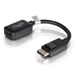 C2G 8in DisplayPort to HDMI Adapter Converter - M/F - adapter - DisplayPort / HDMI - 8 in