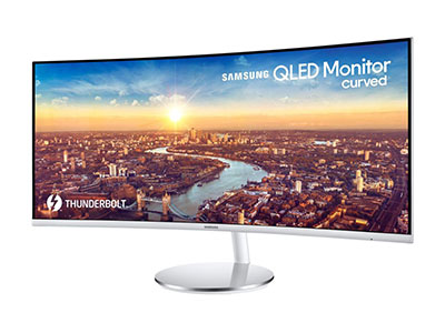 Samsung C34J791WTN - CJ79 Series - QLED monitor - curved - 34 - C34J791WTN  - Computer Monitors 