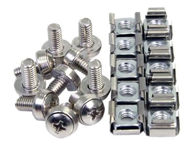 uxcell 35 Pack Cage Nuts and Screws M5x20mm Carbon Steel for Server Rack Cabinet 