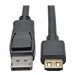 Tripp Lite - Tripp Lite DisplayPort to HDMI Adapter Cable With Gripping HDMI Plug Active DP 1.2a to HDMI 4K 12ft 12'