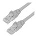 StarTech - StarTech.com 15ft CAT6 Ethernet Cable, 10 Gigabit Snagless RJ45 650MHz 100W PoE Patch Cord, CAT 6 10GbE UTP Network Cable w/Strain Relief, Gray, Fluke Tested/Wiring is UL Certified/TIA