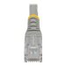 StarTech.com 25ft CAT6 Ethernet Cable, 10 Gigabit Molded RJ45 650MHz 100W PoE Patch Cord, CAT 6 10GbE UTP Network Cable with Strain Relief, Gray, Fluke Tested/Wiring is UL Certified/TIA - Category 6 - 24AWG (C6PATCH25GR) - patch cable - 25 ft - gray