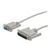 StarTech - 10 ft Cross Wired DB9 to DB25 Serial Null Modem Cable