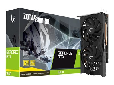 ZOTAC GAMING GeForce GTX 1660 Twin Fan - graphics card - GF GTX