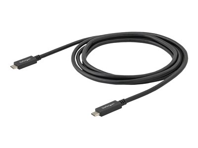 USB-C to USB-C Cable (2m / 6.6ft, Black)