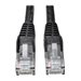 Tripp Lite - Tripp Lite 7ft Cat6 Gigabit Snagless Molded Patch Cable RJ45 M/M Black 7' 50 Bulk Pack