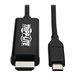 Tripp Lite - Tripp Lite USB C to HDMI Adapter Cable USB 3.1 Gen 1 4K M/M USB-C Black 6ft