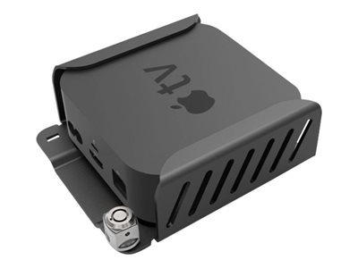 Compulocks Apple TV Security (4th, 4k Gen) (2018-2021) - mounting kit - mediabox - jet black - ATVEN35