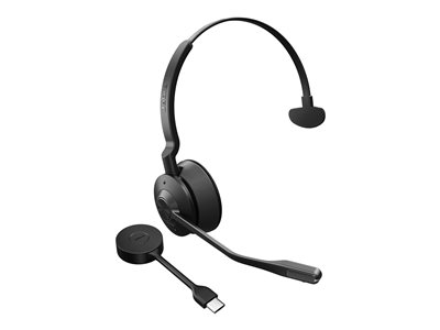 Jabra Engage 55 Wireless Mono Headset - UC - DECT - USB-C - Black -  9553-430-125