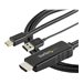 StarTech - StarTech.com 3ft (1m) HDMI to Mini DisplayPort Cable 4K 30Hz, Active HDMI to mDP Adapter Converter Cable with Audio, USB Powered, Mac & Windows, HDMI Male to mDP Male Video Adapter Cable