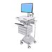 Ergotron - Ergotron StyleView Cart with LCD Pivot, LiFe Powered, 3 Drawers