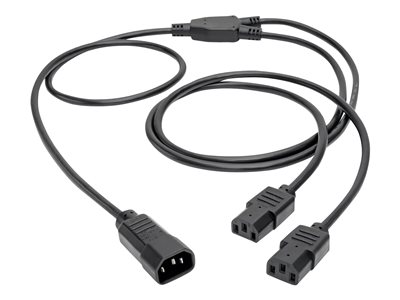 Tripp Lite 6ft Computer Power Cord Extension Cable C14 to C13 10A 18AWG 6/'