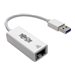 Tripp Lite - Tripp Lite USB 3.0 SuperSpeed to Gigabit Ethernet NIC Network Adapter RJ45 10/100/1000 White