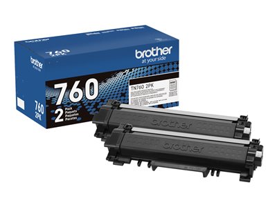 thumbnail image 2 of 2-Pack TN760 / TN730 Toner Cartridge For Brother DR730 – GREENCYCLE, Black, Compatible 2 of 3