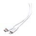 C2G - C2G 3ft (0.9m) USB-C Male to Lightning Male Sync and Charging Cable