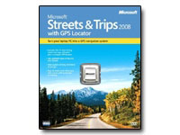 Microsoft Streets & Trips 2008 with GPS Locator