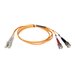 Tripp Lite - Duplex MM 62.5/125 Fiber Patch Cable LC/ST