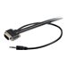 C2G - C2G 25FT SELECT HD15 MALE+3.5MM MALE A/V CABLE