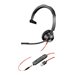 Poly - Poly Blackwire 3315 BW3315 Mono USB-C 3.5mm Wired Headset