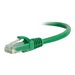 C2G - C2G 15ft Cat6a Snagless Unshielded (UTP) Network Patch Ethernet Cable-Green