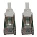 Tripp Lite - Tripp Lite Cat6a 10G Snagless Shielded Slim STP Ethernet Cable (RJ45 M/M), PoE, White, 7 ft. (2.1 m)
