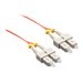 Axiom - Axiom SC-SC Multimode Duplex OM1 62.5/125 Fiber Optic Cable