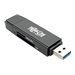 Tripp Lite - Tripp Lite USB C Gen 1 Multi-Drive Smart-Card Flash-Memory Media Reader/Writer USB Type C, USB-C, USB Type-C