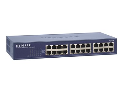 NETGEAR 24 Port 10/100 Rackmount Switch NET-JFS524-200NAS NETGEAR 24 Port 10/100 Rackmount Switch NET-JFS524-200NAS