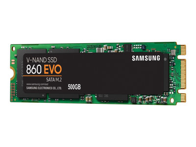 Samsung 860 EVO - solid state drive - 500 GB - SATA 6Gb/s - MZ-N6E500BW
