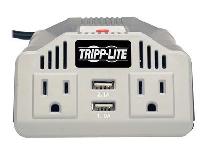 Tripp Lite Ultra Compact Car Inverter 400w 12v Dc To 120v Ac 2 Ubs Tripp Lite Ultra Compact Car Inverter 400w 12v Dc To 120v Ac 2 Ubs Charging Ports Outlets Battery Charger 400 Watt