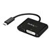 StarTech - StarTech.com USB C to DVI Adapter with Power Delivery, 1080p USB Type-C to DVI-D Single Link Video Display Converter with Charging, 60W PD Pass-Through, Thunderbolt 3 Compatible, Black