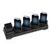 Zebra 5Slot Charge Only Cradle w/Spare Battery Charger - handheld charging stand + battery charger