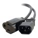 C2G - C2G 1FT MONITOR POWER ADAPTER CABLENEMA 5-15R TO IEC32