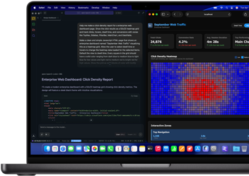LM Studio program running local Large Language Models on a 14-inch MacBook Pro