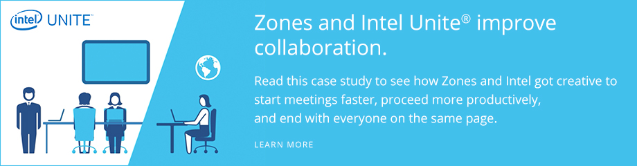 Zones and Intel Unite improve collaboration. Learn more.