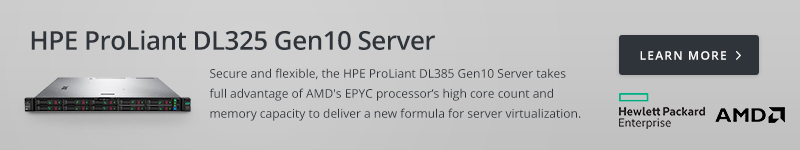 HPE ProLiant DL325 Gen10 Server with AMD EPYC