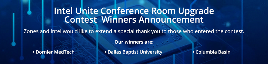 Intel Unite Conference Room Upgrade Contest Winners Announcement