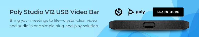 Poly Studio V12 USB Video Bar