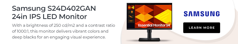 Samsung S24D402GAN 24in IPS LED Monitor