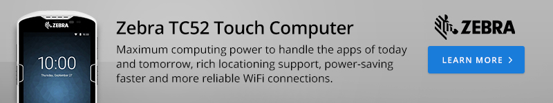 Zebra TC52 Touch Computer